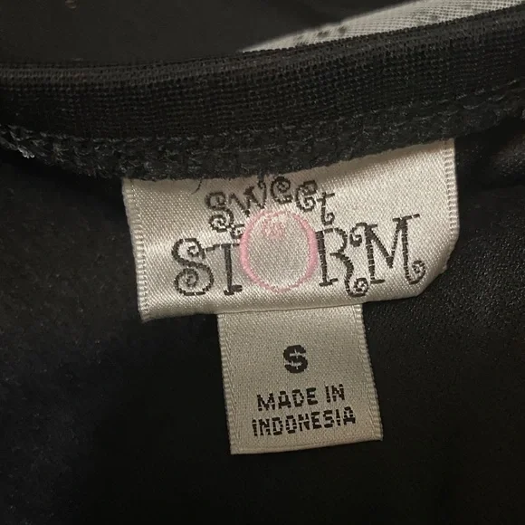 Sweet Storm Black and White Dress - Picture 2 of 7